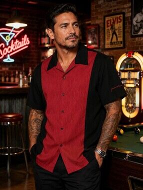 Jim Beam Mens Button Up